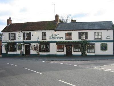 The Three Horseshoes Drayton Parslow Exteriér fotografie