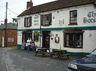 The Three Horseshoes Drayton Parslow Exteriér fotografie